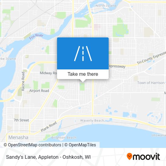 Mapa de Sandy's Lane