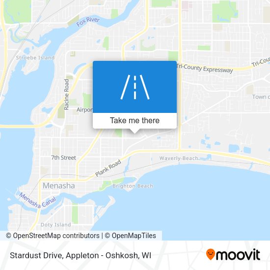 Stardust Drive map