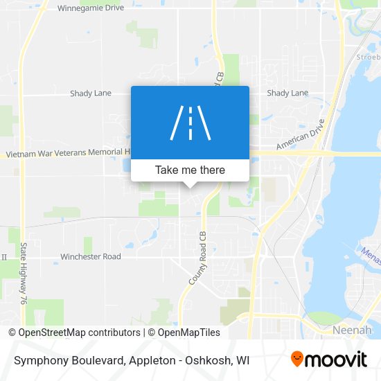 Mapa de Symphony Boulevard