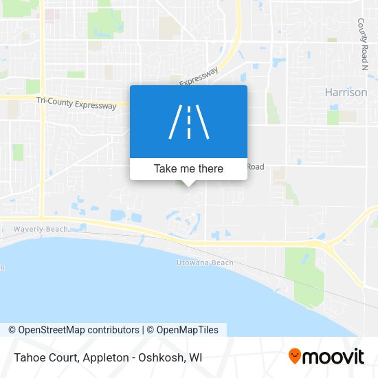 Mapa de Tahoe Court