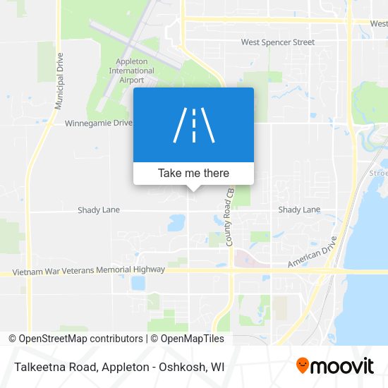 Mapa de Talkeetna Road