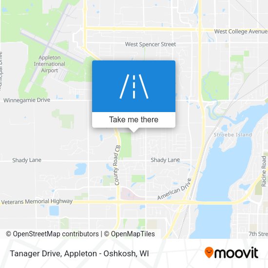 Mapa de Tanager Drive