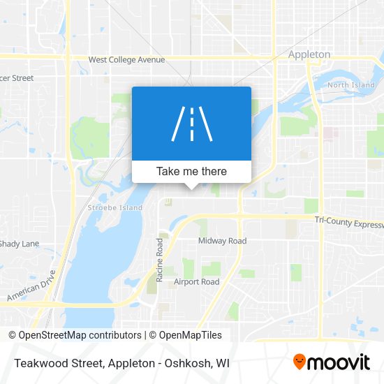 Teakwood Street map