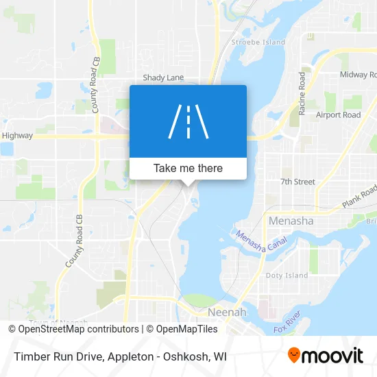 Timber Run Drive map