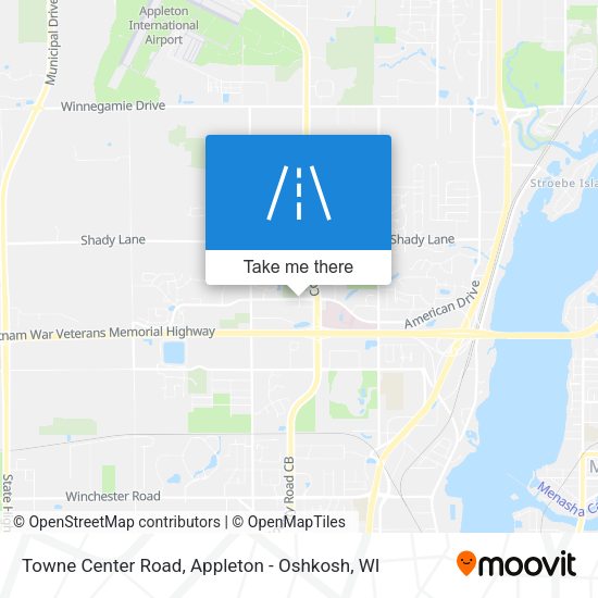 Towne Center Road map