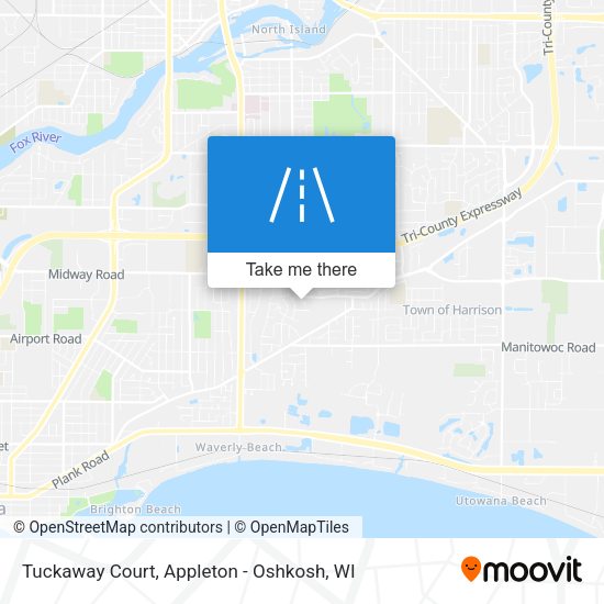 Tuckaway Court map