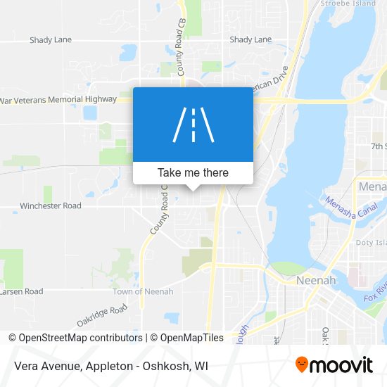 Vera Avenue map
