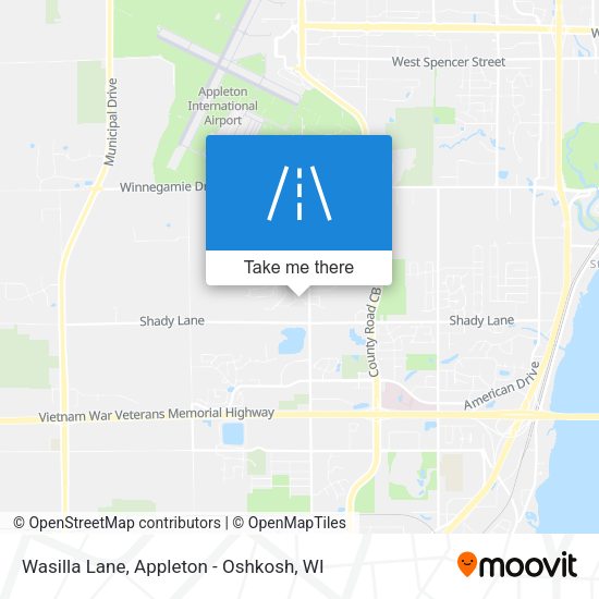 Wasilla Lane map