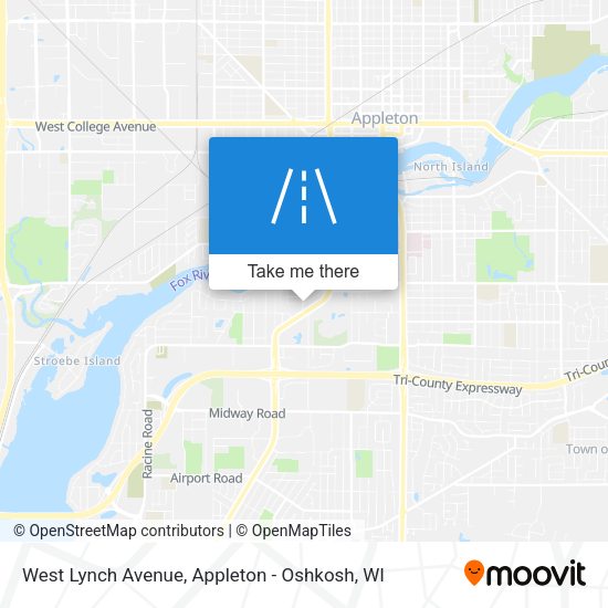 Mapa de West Lynch Avenue