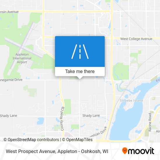 Mapa de West Prospect Avenue