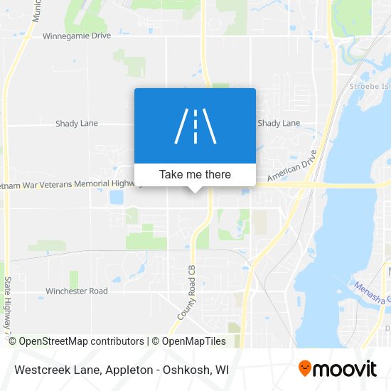 Westcreek Lane map