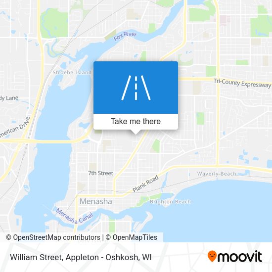 Mapa de William Street