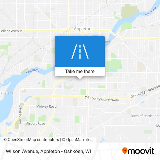 Mapa de Wilson Avenue