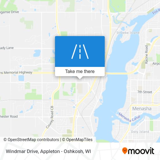 Windmar Drive map