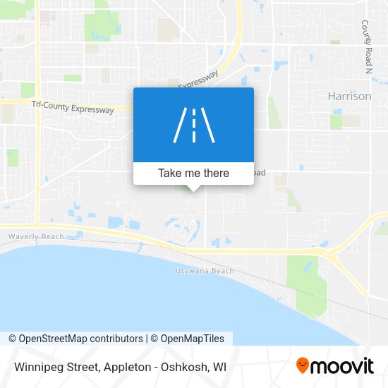 Winnipeg Street map