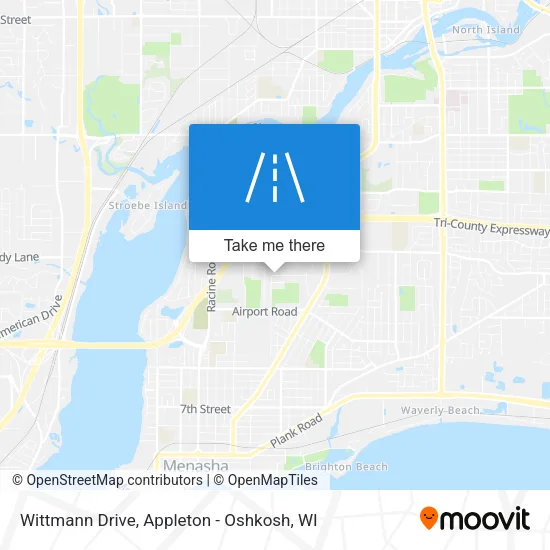 Wittmann Drive map