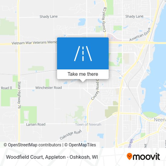 Woodfield Court map