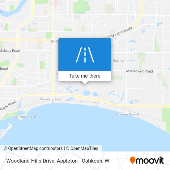 Woodland Hills Drive map