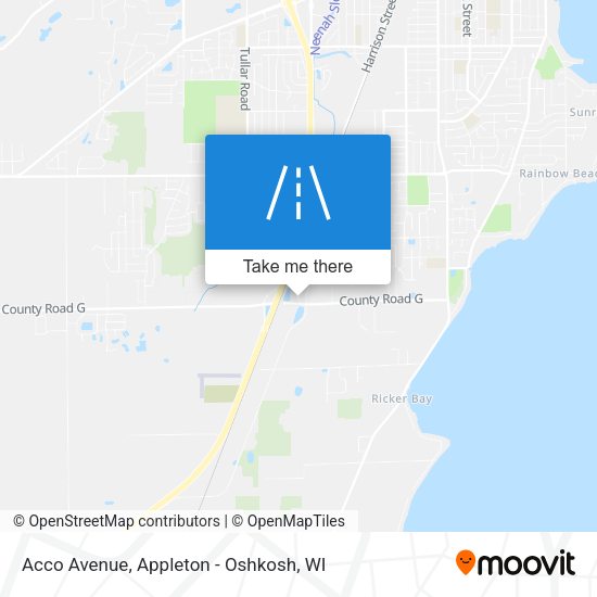 Acco Avenue map