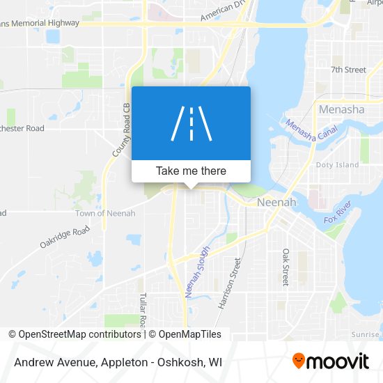 Andrew Avenue map