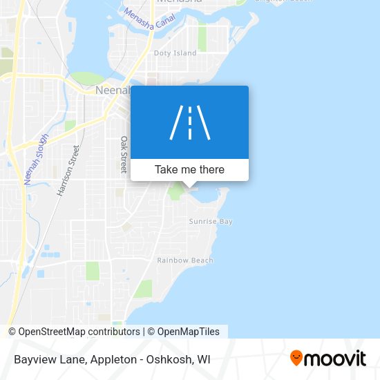 Bayview Lane map