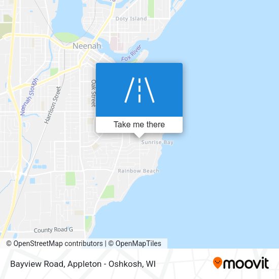 Bayview Road map