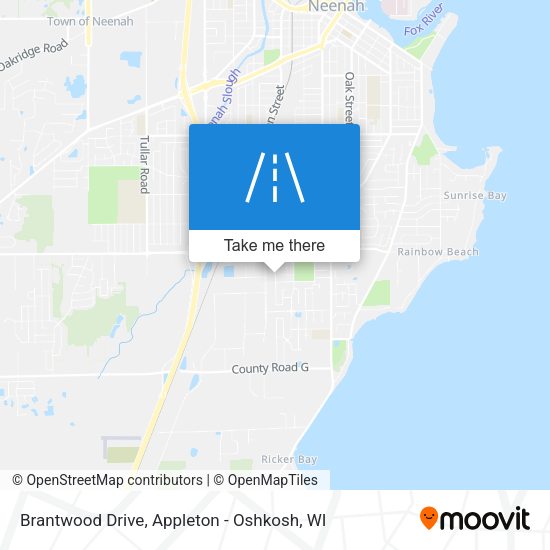 Brantwood Drive map