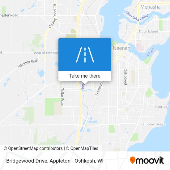 Bridgewood Drive map