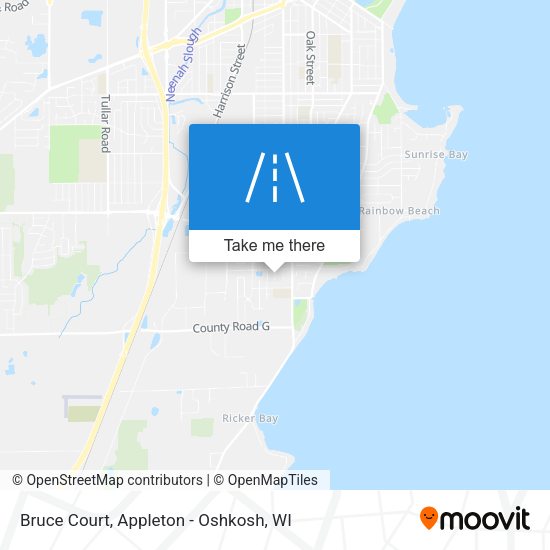 Bruce Court map