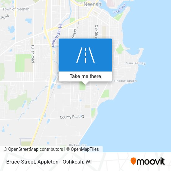 Bruce Street map