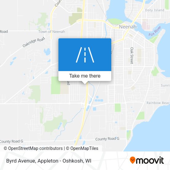 Byrd Avenue map