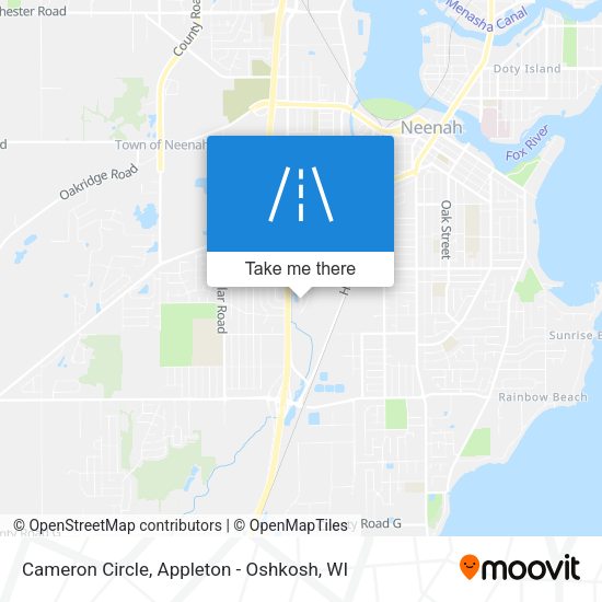 Cameron Circle map