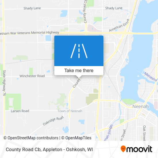 Mapa de County Road Cb