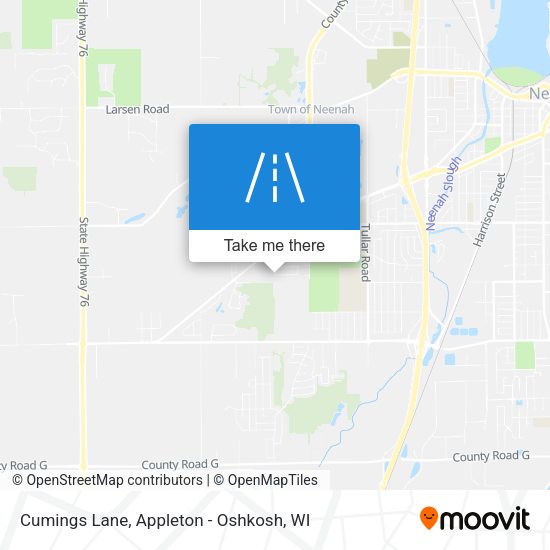 Cumings Lane map