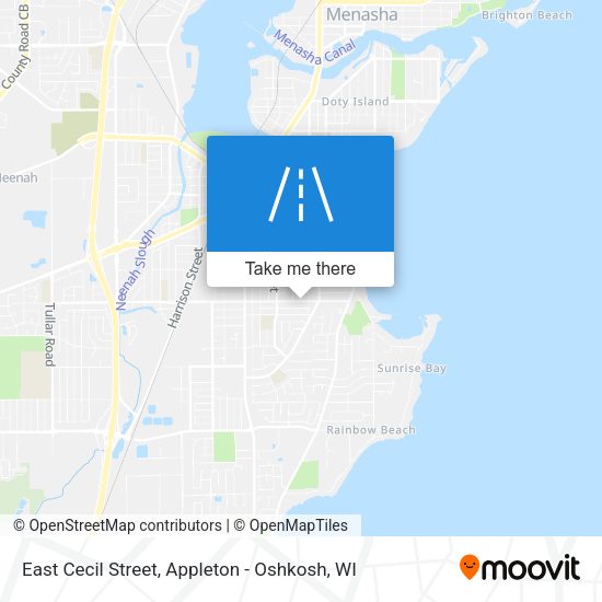 East Cecil Street map