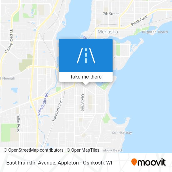 East Franklin Avenue map