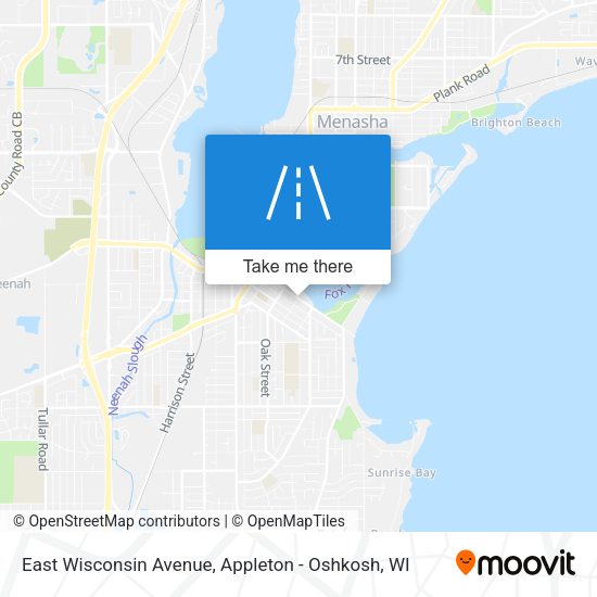 Mapa de East Wisconsin Avenue
