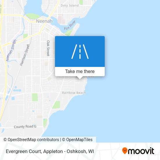 Evergreen Court map