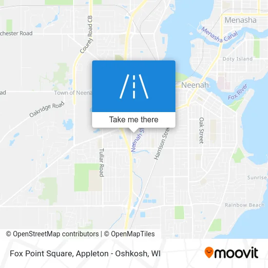 Fox Point Square map
