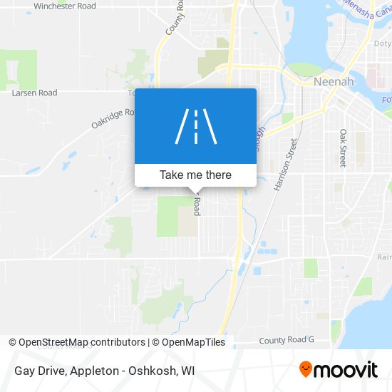 Gay Drive map