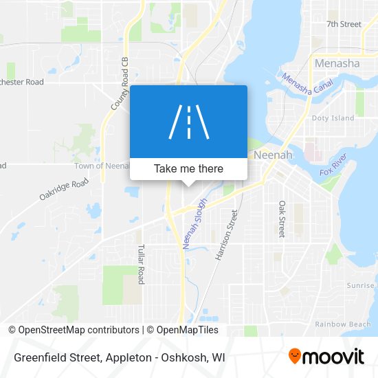 Greenfield Street map