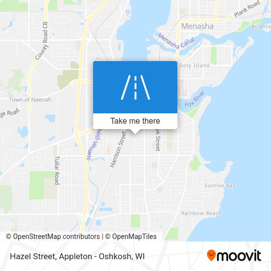 Hazel Street map