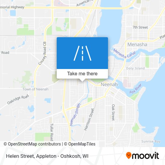 Helen Street map