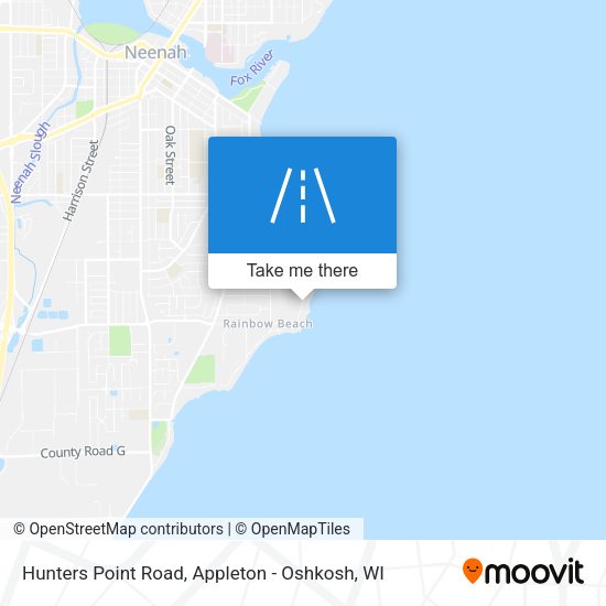 Mapa de Hunters Point Road