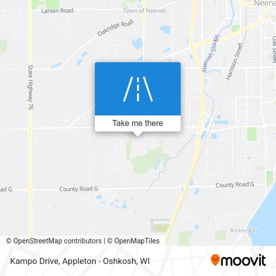 Mapa de Kampo Drive