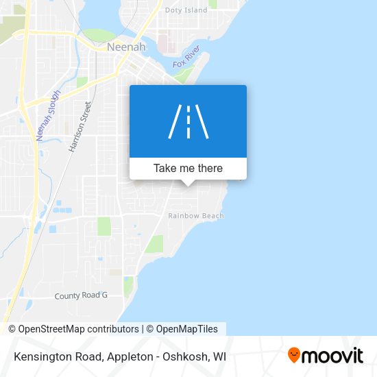 Kensington Road map
