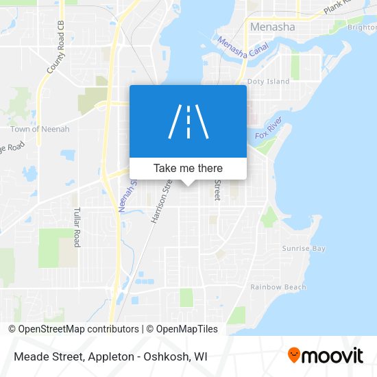 Meade Street map