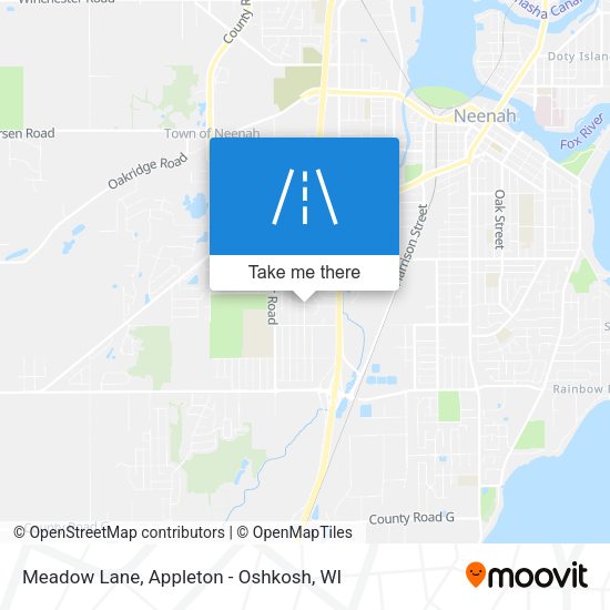 Meadow Lane map