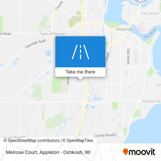 Melrose Court map