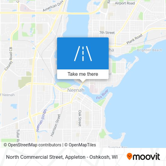 Mapa de North Commercial Street